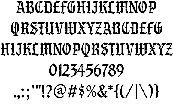 7 fonts