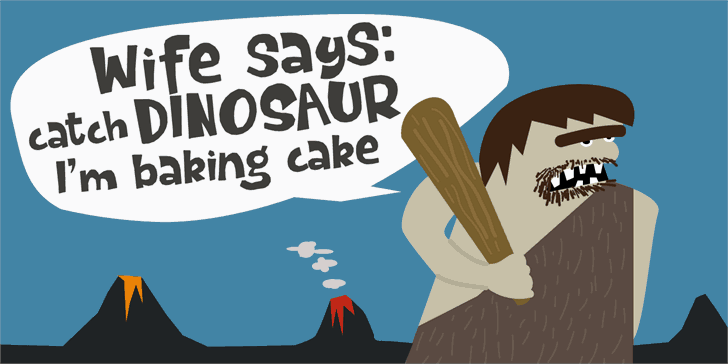 Dinosaur Cake шрифт скачать бесплатно