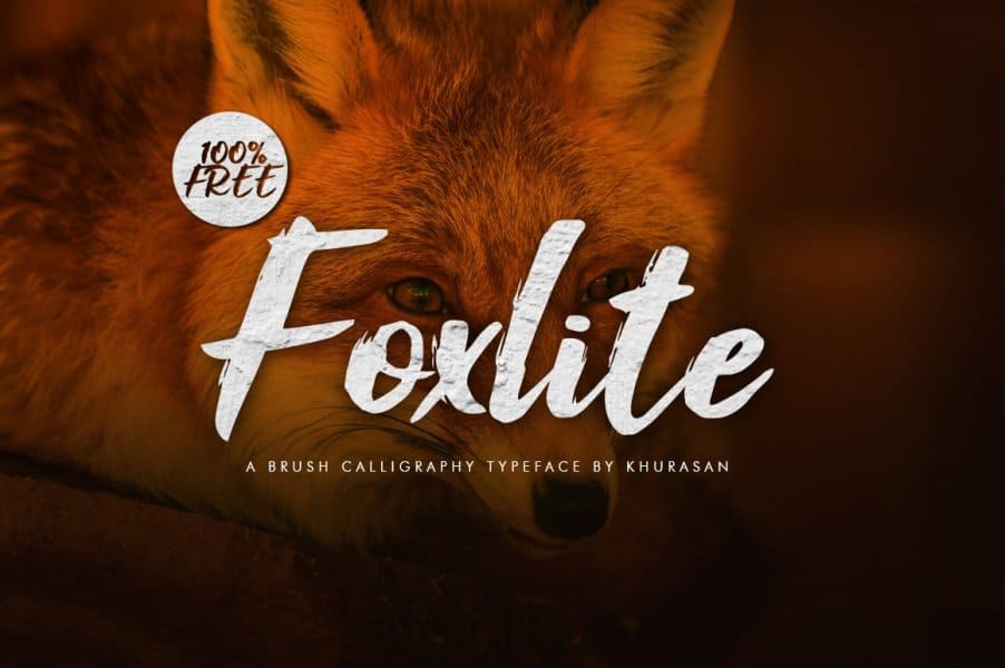 Foxlite Script шрифт скачать бесплатно