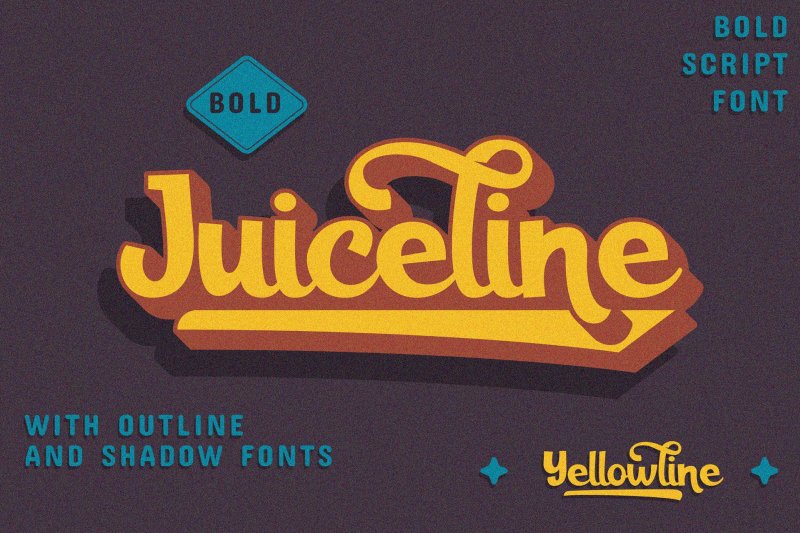 Juiceline шрифт скачать бесплатно