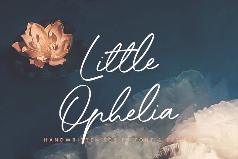 Little Ophelia Handwritten   шрифт скачать бесплатно