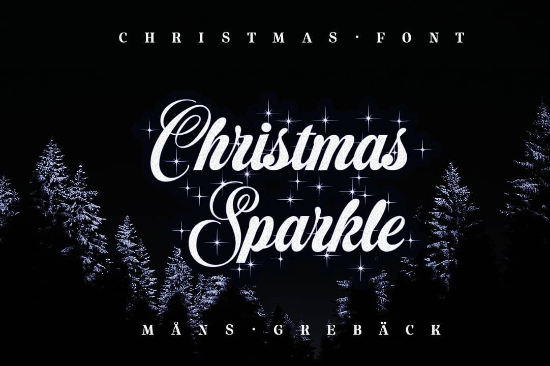 Christmas Sparkle шрифт скачать бесплатно