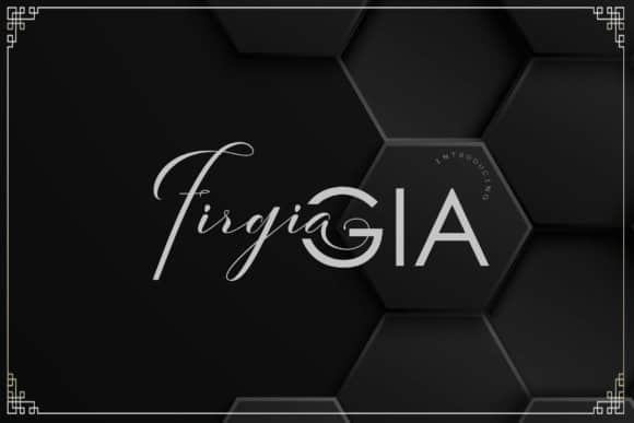 FirgiaGIA   шрифт скачать бесплатно