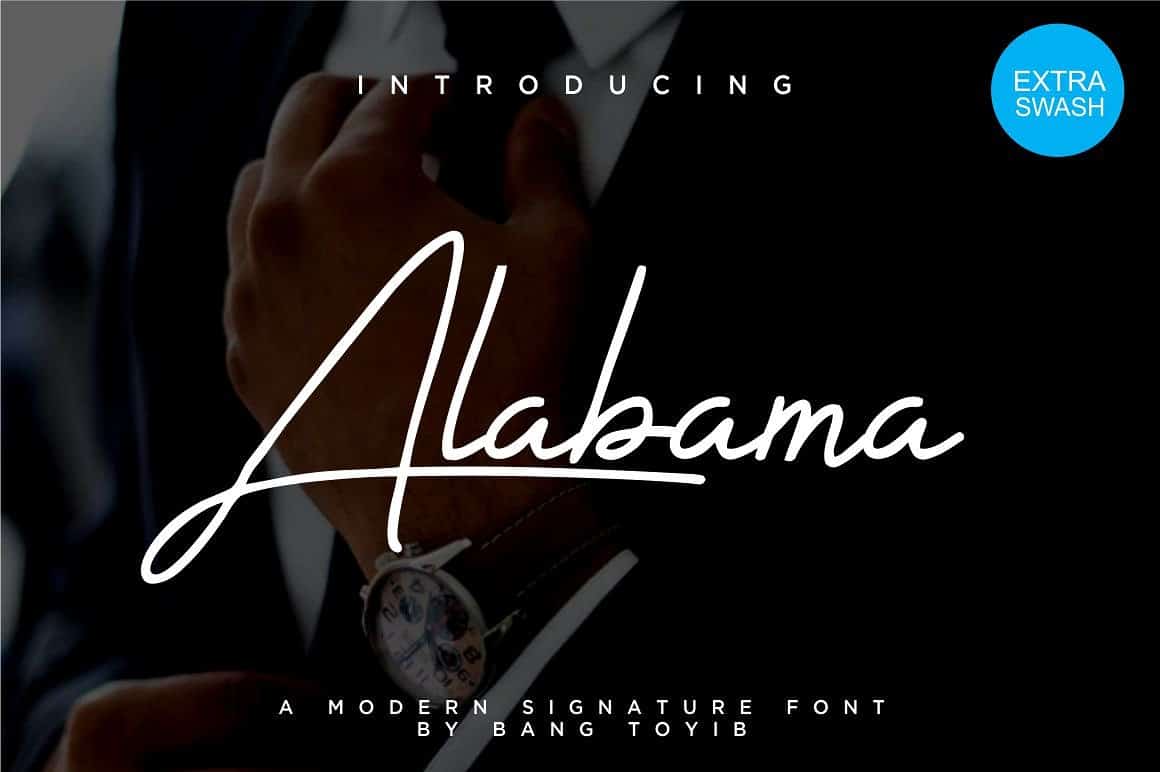 Alabama шрифт скачать бесплатно