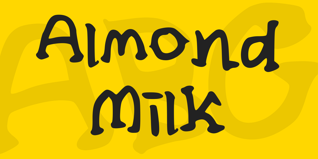 Almond Milk шрифт скачать бесплатно