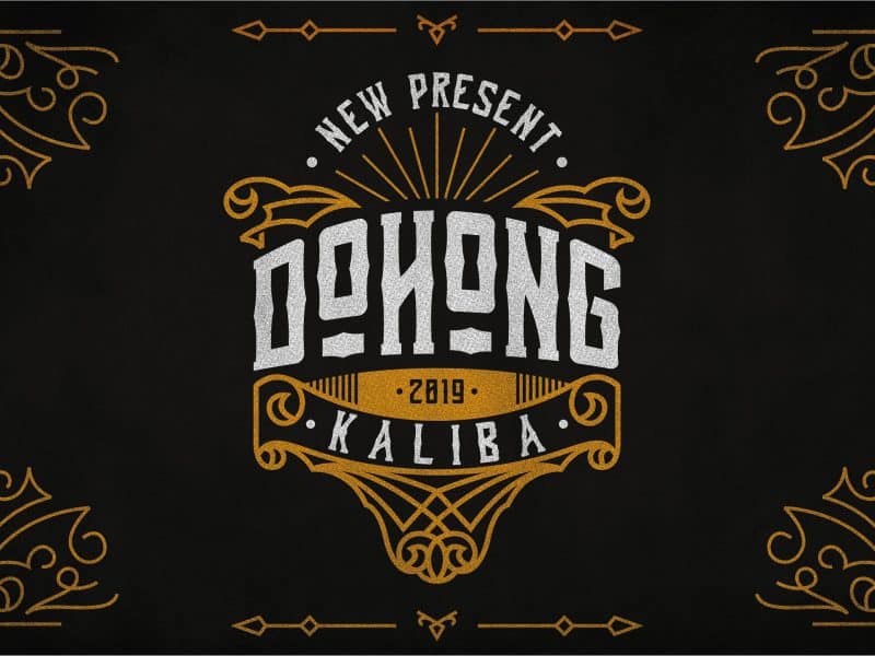 Dohong Kaliba шрифт скачать бесплатно