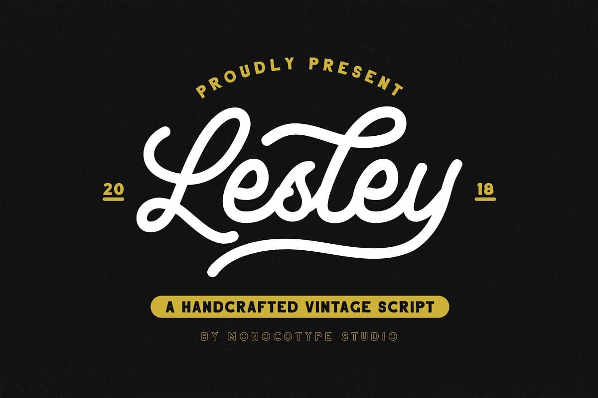 Lesley шрифт скачать бесплатно
