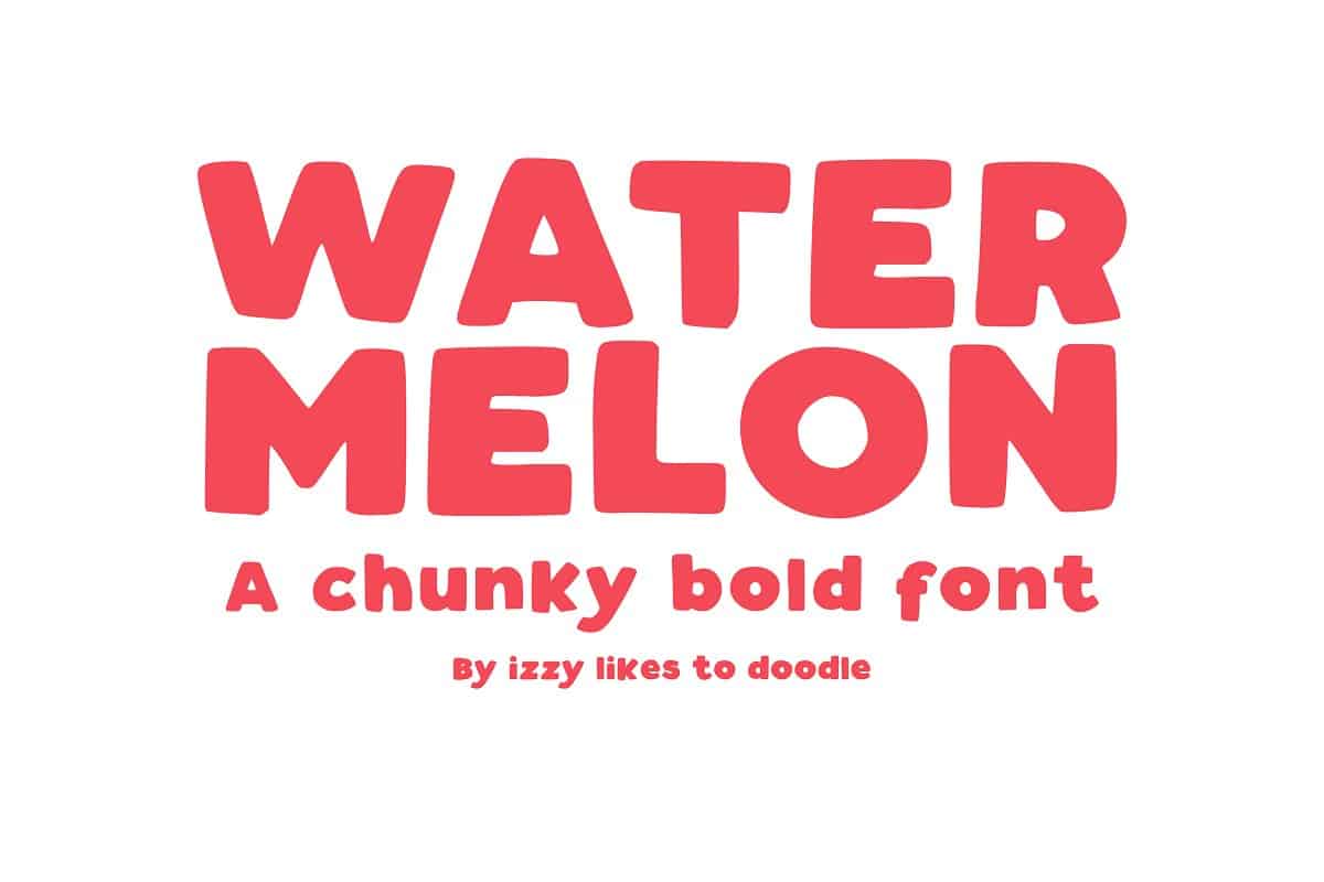 Watermelon шрифт скачать бесплатно