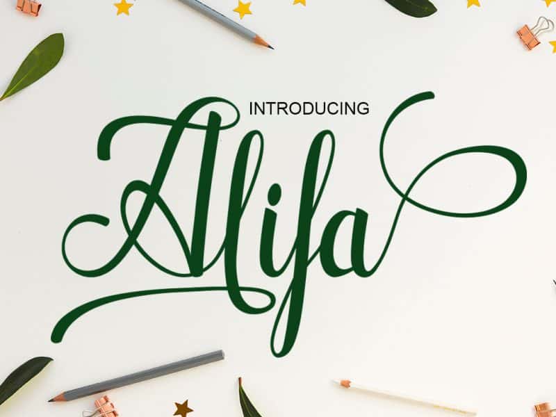 Alifa шрифт скачать бесплатно