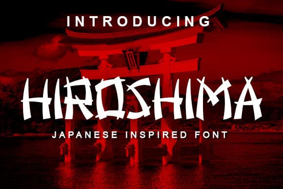 Hiroshima шрифт скачать бесплатно