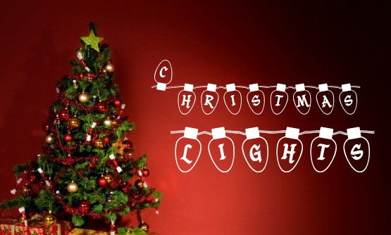 Christmas Lights шрифт скачать бесплатно