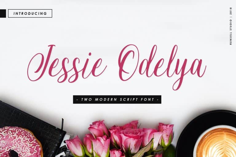 Jessie Odelya шрифт скачать бесплатно
