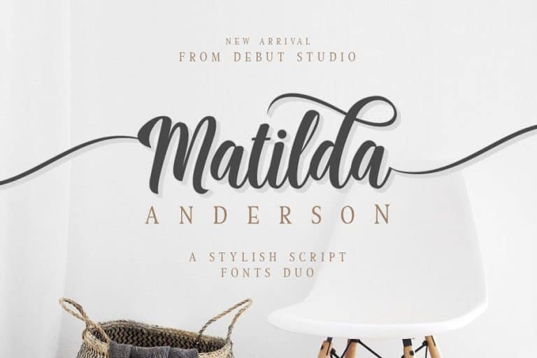 Matilda Anderson шрифт скачать бесплатно
