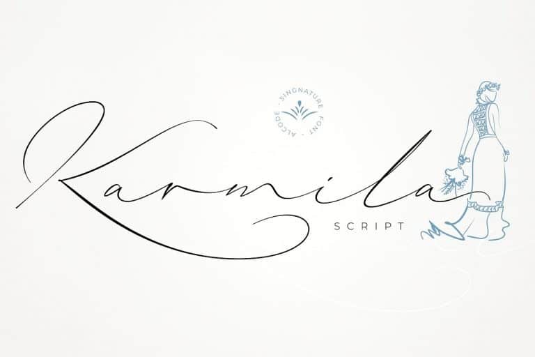 Karmila шрифт скачать бесплатно