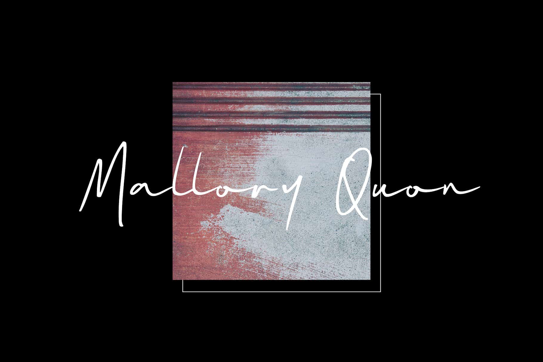 Mallory Quon шрифт скачать бесплатно