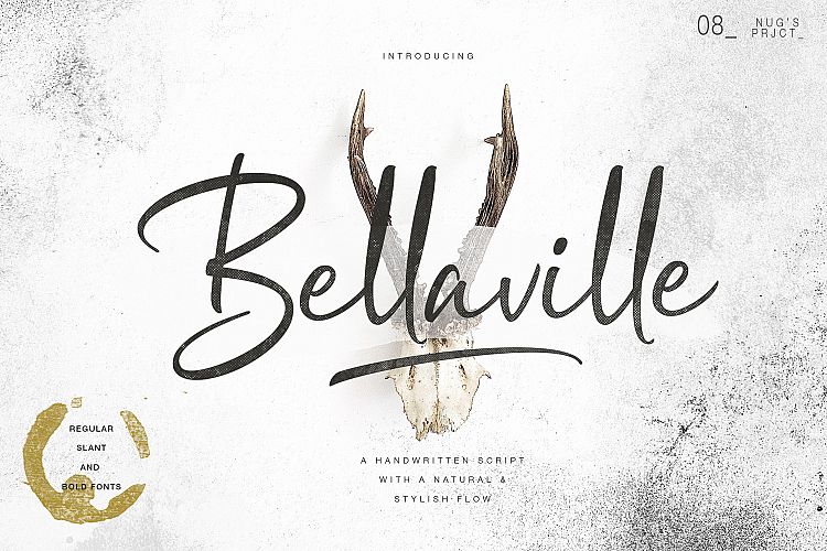 Bellaville шрифт скачать бесплатно