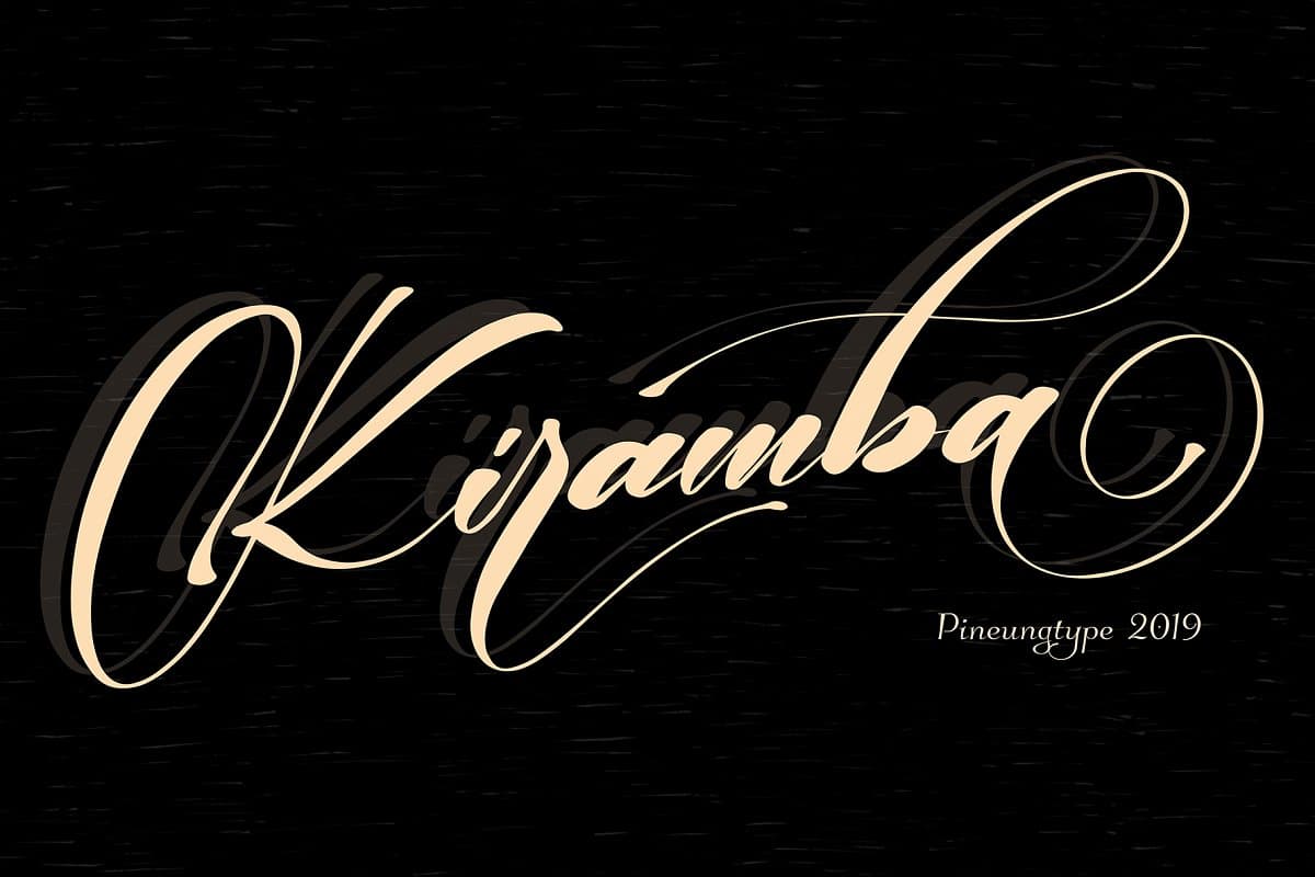Kiramba шрифт скачать бесплатно