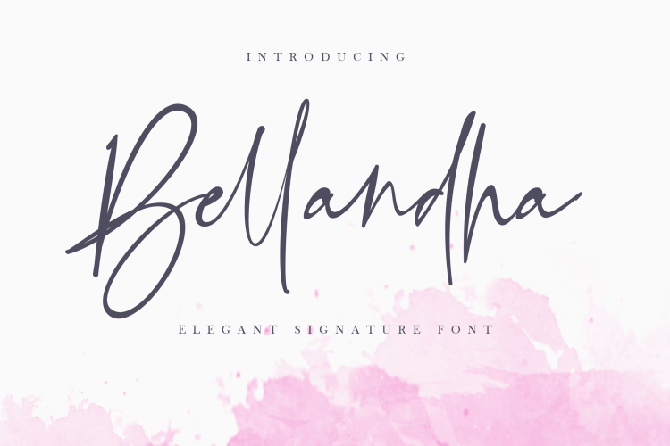 Bellandha шрифт скачать бесплатно