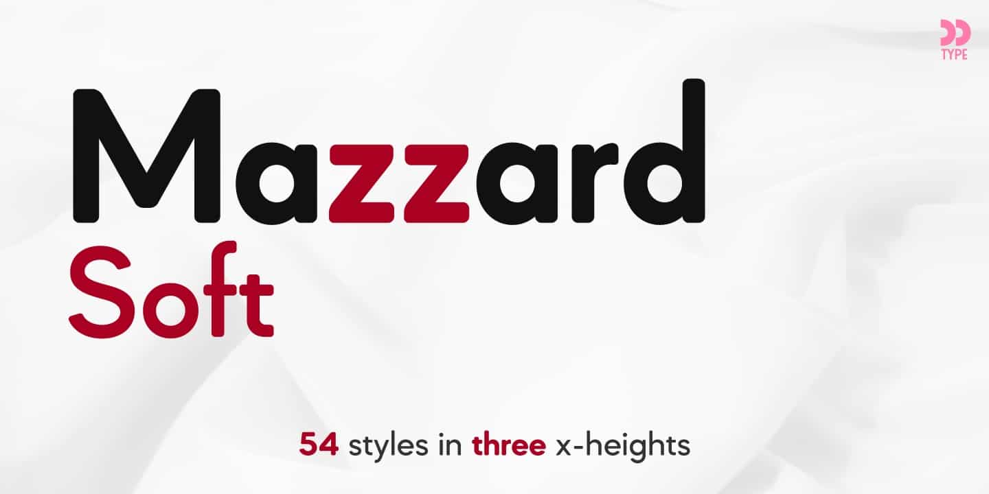 Mazzard Soft M Light шрифт скачать бесплатно