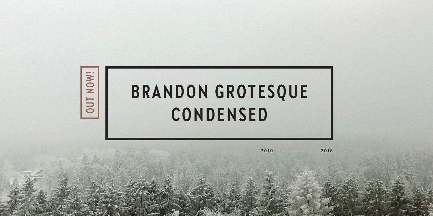 Brandon Grotesque шрифт скачать бесплатно