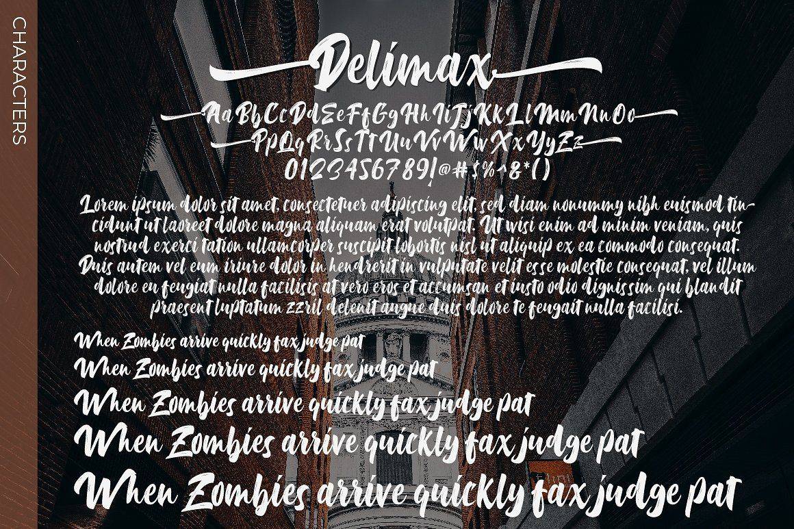 Delimax шрифт скачать бесплатно