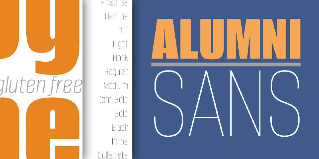 Alumni шрифт скачать бесплатно