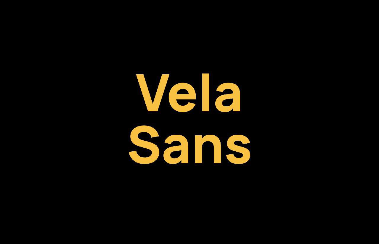 Vela Sans шрифт скачать бесплатно