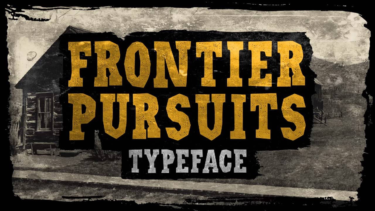 Frontier Pursuits шрифт скачать бесплатно