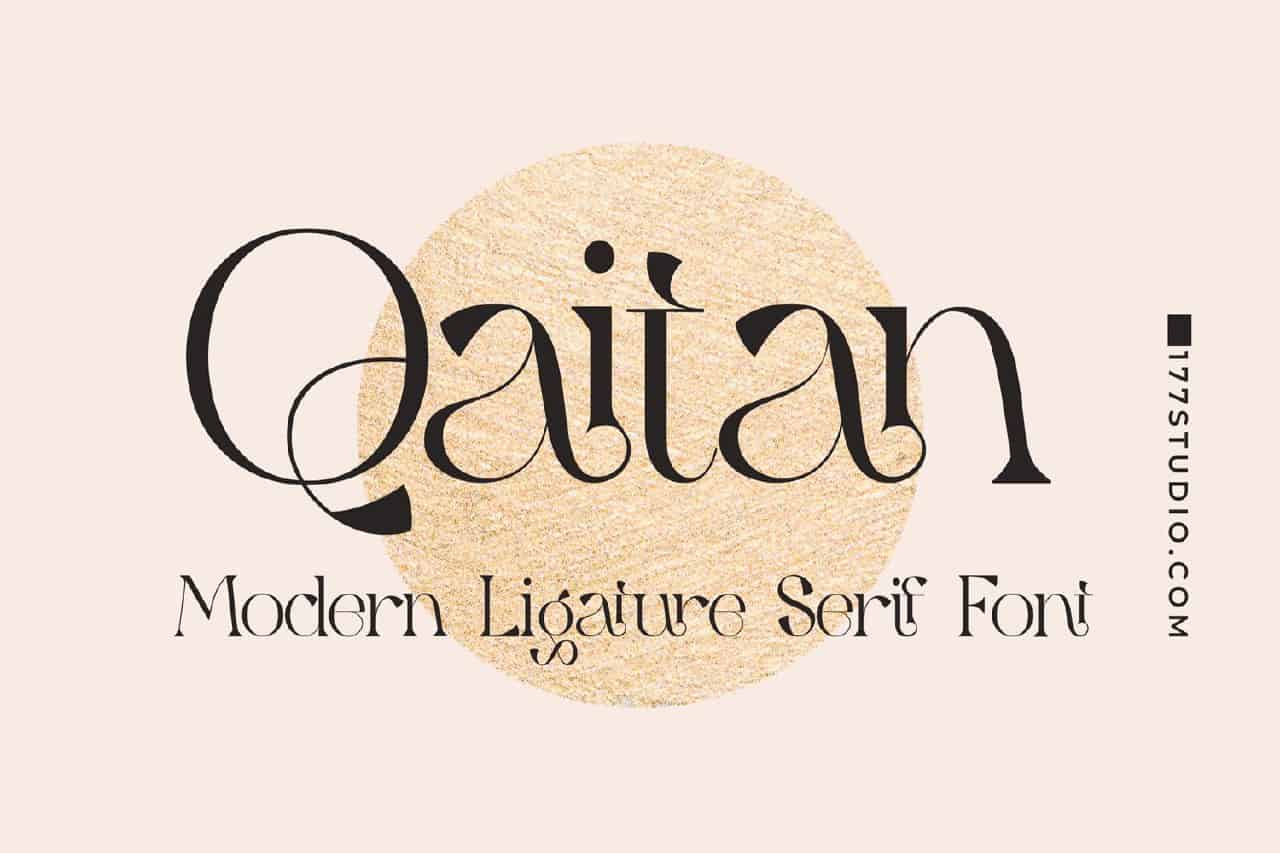 Qaitan шрифт скачать бесплатно