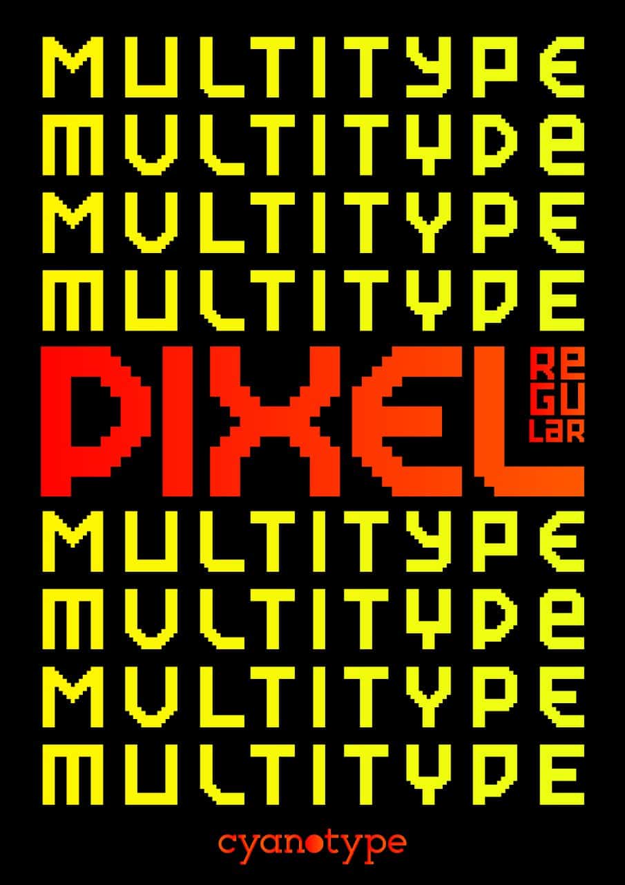 MultiType Pixel шрифт скачать бесплатно