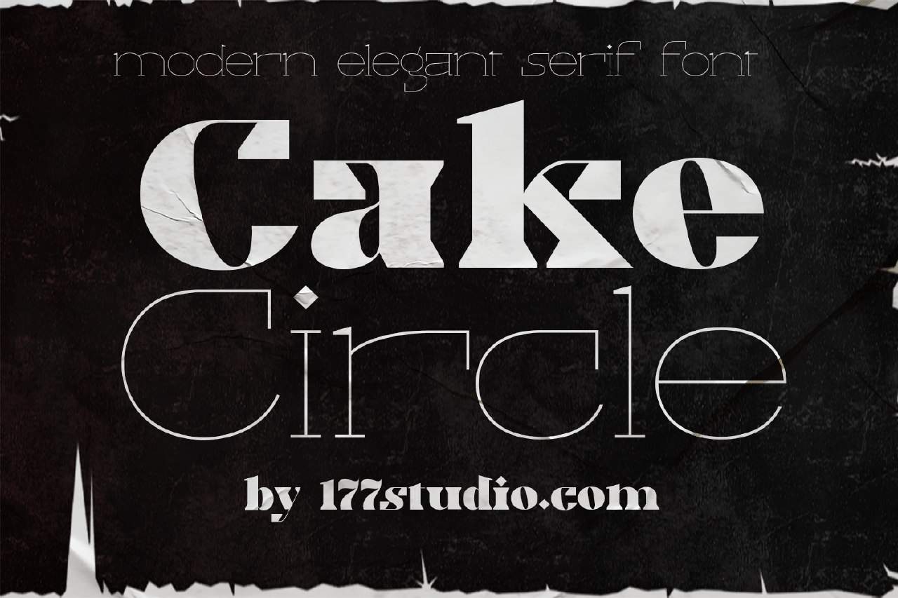 Cake Circle шрифт скачать бесплатно