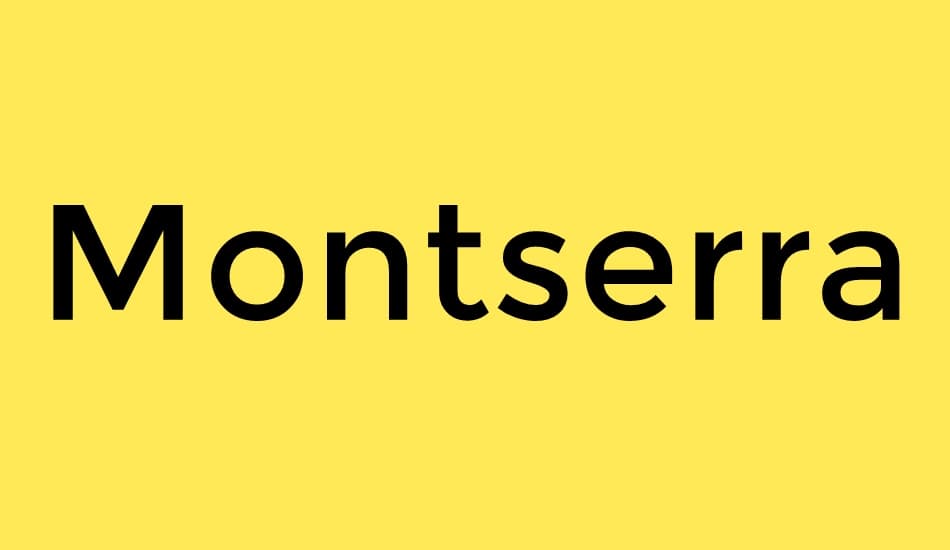 Montserrat шрифт